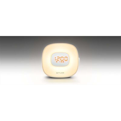 3. Radiobudzik Muse Light ML-198 CR, Biały