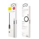 15. Baseus kabel audio stereo przejściówka AUX 3,5 mm mini jack - USB Typ C do telefonu tabletu 120cm czarny (CAM01-01)
