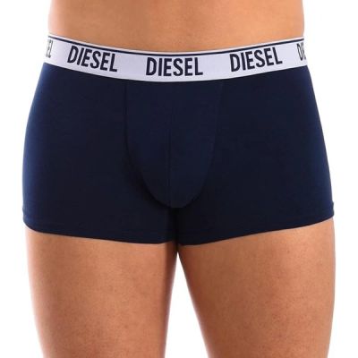 2. Diesel bokserki majtki męskie Shawn 3-PAK niebieskie modne bawełniane
