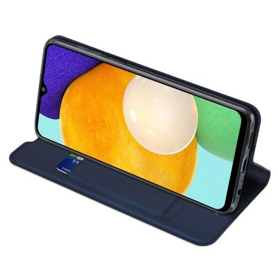 6. Dux Ducis Skin Pro kabura etui pokrowiec z klapką Samsung Galaxy A03s niebieski