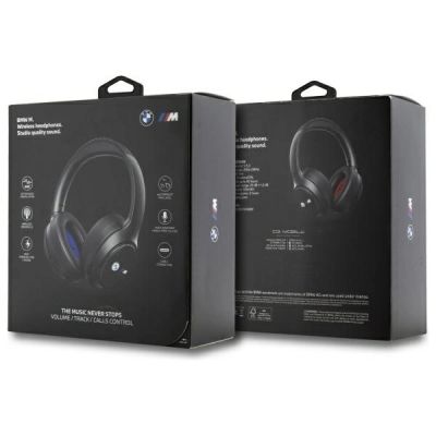 5. Słuchawki nauszne BMW Encmetal Logos Bluetooth ANC - czarne