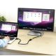 6. Kabel Ugreen HD107 10141 HDMI (męski) - HDMI (żeński) 4K 1m - czarny