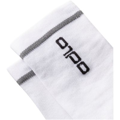 2. Skarpetki Odlo Socks micro crew CERAMICOOL REFLECTIVE białe