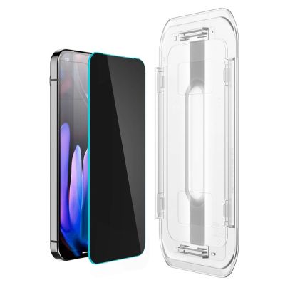 4. Szkło prywatyzujące Spigen Glas.TR "Ez Fit" Privacy HD 2-pack na Google Pixel 9 / 9 Pro
