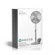 5. Wentylator stojący Nedis 50W chrom