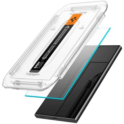2. Szkło hartowane Spigen Glas.tR EZ Fit na Samsung Galaxy S24 Ultra - 2 szt.
