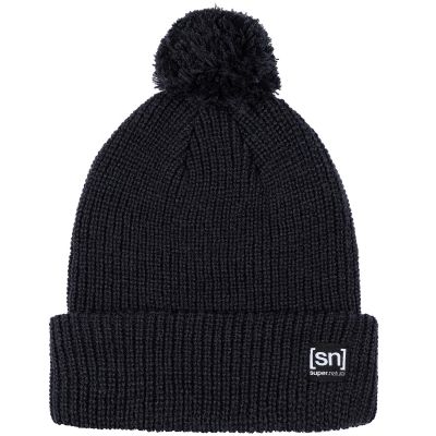 2. Czapka zimowa Super.natural Pom Beanie - jet black