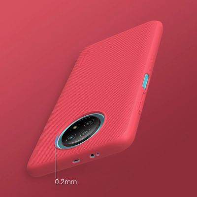 19. Nillkin Super Frosted Shield wzmocnione etui pokrowiec Xiaomi Redmi Note 9T 5G czarny