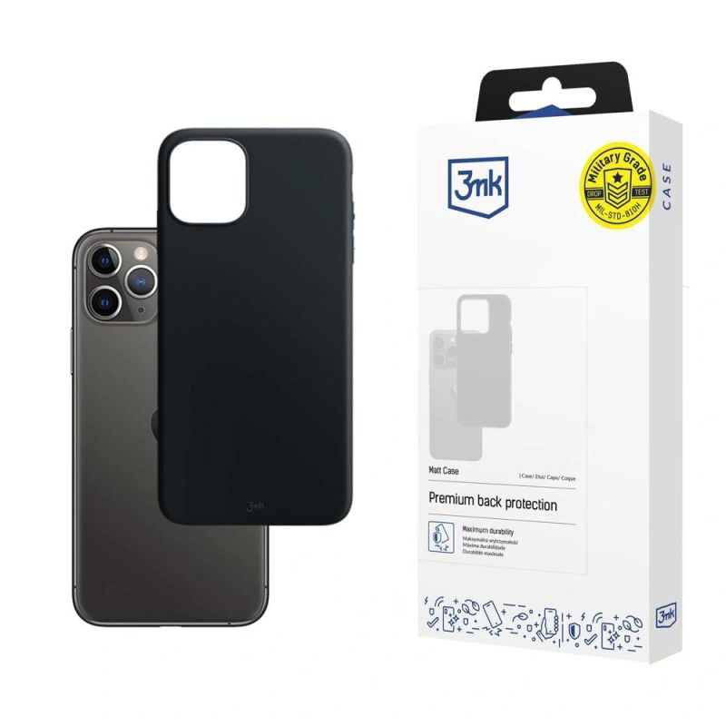 Etui 3mk Matt Case na iPhone 11 Pro - czarne