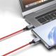 3. Kabel Ugreen US294 USB-C - USB-C 3A 480Mb/s 1m - czerwony