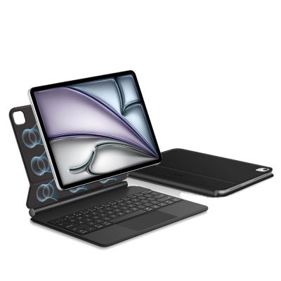 4. Etui Tech-Protect Smartcase Magnetic z klawiaturą na iPad Pro 12.9” 2020 / 2021 / 2022 / iPad Air 13” 2024 / 2025 - czarne