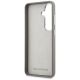 7. Etui Karl Lagerfeld Saffiano Double Heads Metal na Samsung Galaxy S26 - srebrne