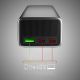 4. Powerbank SBS 10000mAh PD 35W z wyświetlaczem LCD - szary