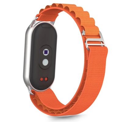 2. Pasek Tech-Protect Nylon Pro na Xiaomi Smart Band 8 / 9 / 10 / NFC - pomarańczowy