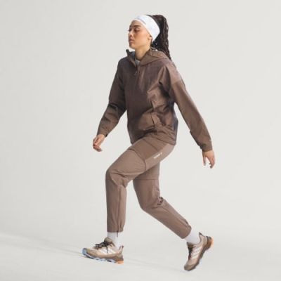 7. Kurtka damska adidas TERREX Xperior 2.5L Hybrid Primeknit Climaproof Jacket - trace brown rozmiar: xs