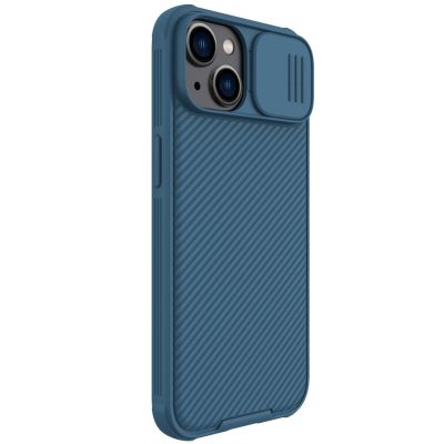 3. Nillkin CamShield Pro Case etui iPhone 14 Plus pancerny pokrowiec osłona na aparat kamerę niebieski