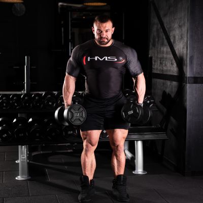 5. HPC SET ZESTAW HANTLI POLIURETANOWYCH 2 x 27.5 - 37.5 KG CPU (325 KG) HMS
