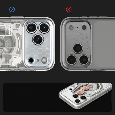 16. Etui Spigen Ultra Hybrid MagSafe Zero One na iPhone 18 Pro / 17 Pro - tytanowy