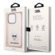 8. Etui Karl Lagerfeld Choupette Body na iPhone 14 Pro 6,1" - różowe