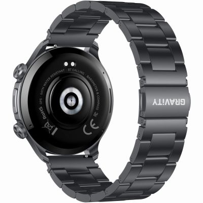 13. Smartwatch Gravity Czarny Pasek + Bransoleta GT35-2