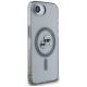 4. Etui Karl Lagerfeld IML Metal Karl & Choupette Heads MagSafe na iPhone 16e - czarne