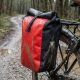 20. SAKWA TORBA ROWEROWA WODOSZCZELNA TYLNA NA BAGAŻNIK CZERWONA 13,5L XQMAX PRO