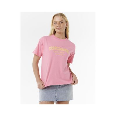 3. Koszulka RIP CURL SURF PUFF RELAXED TEE różowa