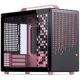 Jonsplus Z20 Micro-ATX Gehäuse, mit Tragegriff - schwarz/pink