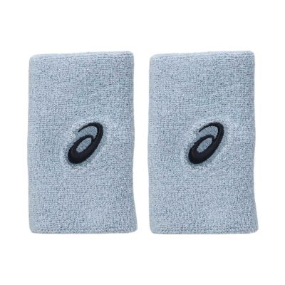 Frotka na rękę Asics Wrist Band  Long 2 szt. błękitne 3043A142 400