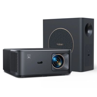 Projektor multimedialny Yaber K2s Pro LCD FullHD 1080p z głośnikami JBL i subwooferem - czarny