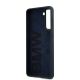 7. Etui BMW Silicone Signature na Samsung Galaxy S21+ - granatowe