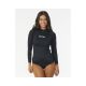 Lycra RIP CURL Classic Surf Ls Upf Rashguard czarny