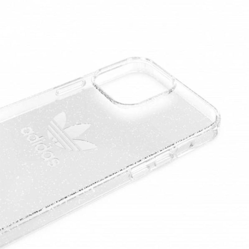 4. Etui Adidas OR Protective Clear Case Glitter na iPhone 13 Pro Max - przezroczysto-srebrne