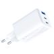 3. Ładowarka sieciowa USB-C USB-A 3mk Hyper GaN PD Charger 65W™ - biała