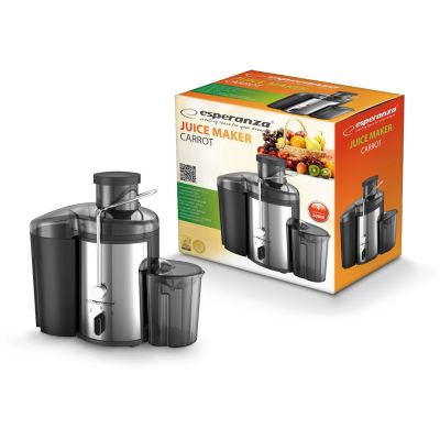 12. Sokowirówka Esperanza Carrot EKJ002 (500W; kolor inox)