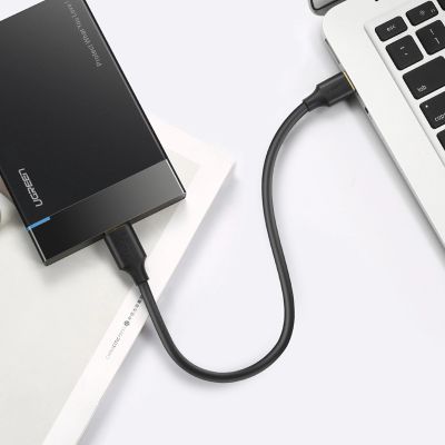 3. Kabel Ugreen US130 10843 USB-A 3.0 - micro USB-B 2m - czarny