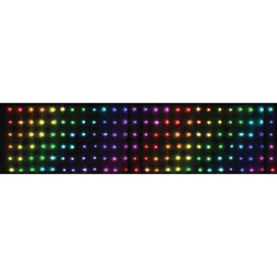 12. LAMPKI CHOINKOWE KURTYNA ŚWIETLNA ZEW/WEW 240 LED 600X60CM Z PILOTEM RGB KOLOR
