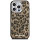 3. Etui Karl Lagerfeld IML Leopard Pattern MagSafe do iPhone 16 Pro Max - brązowe