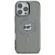 3. Etui Karl Lagerfeld IML Metal Choupette Head MagSafe na iPhone 16 Pro Max - czarne