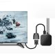 6. Ugreen kabel przewód przejściówka adapter jednokierunkowy z HDMI (męski) do VGA (żeński) FHD czarny (MM105 40253)