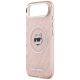 6. Etui Karl Lagerfeld IML Choupette Head Logo MagSafe na iPhone 17 Air - różowe
