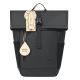 4. Rivacase Eden plecak Plecak rolowany Czarny Poliester, Skóra woskowana (Pull Up)