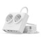 Listwa zasilająca Orico PDC25 25W 6w1 2x AC + 2x USB-A + 2x USB-C - biała