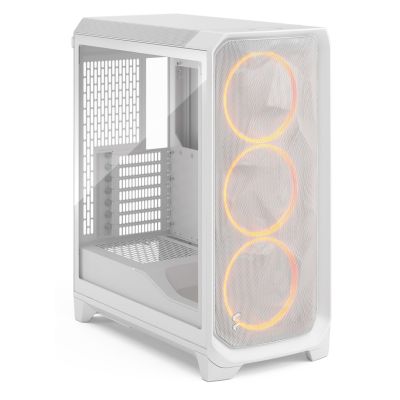 3. Obudowa Fractal Meshify 3 White RGB TG Midi Tower Gaming