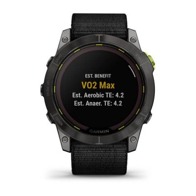 5. Zegarek sportowy Garmin Enduro 2 Solar Black Carbon Gray DLC Ti Ultrafit Band 010-02754-01