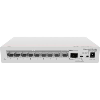 Huawei CloudEngine S110-8P2ST Obsługa PoE Szary