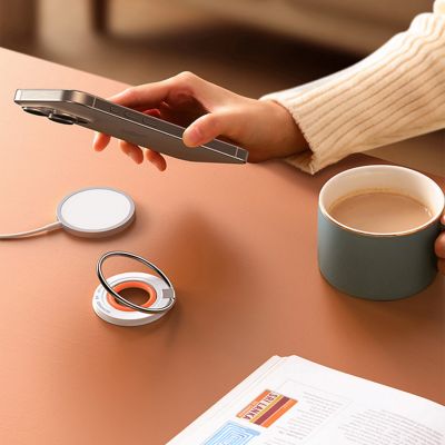 15. Magnetyczny uchwyt na telefon Joyroom JR-ZS383 MagSafe - pomarańczowy