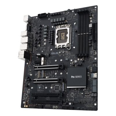 Płyta ASUS Pro WS W680-ACE W680 (LGA 1700) ATX motherboard, 2x PCIe 5.0, 3x PCIe 4.0, 3x PCIe 4.0 M.2 slots, 2x USB 3.2 Gen 2, 4x USB 3.2 Gen 1, 2x USB 2.0, 2x 2.5 Gb Ethernet,  1x SlimSAS, 4x SATA , HDMI, DisplayPort and VGA