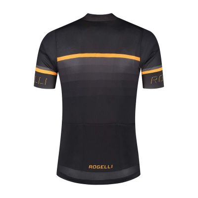 2. Rogelli koszulka HERO II czarno-pomarańczowa 2XL