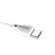 3. Dudao przewód kabel USB Typ C 2.1A 1m biały (L4T 1m white)